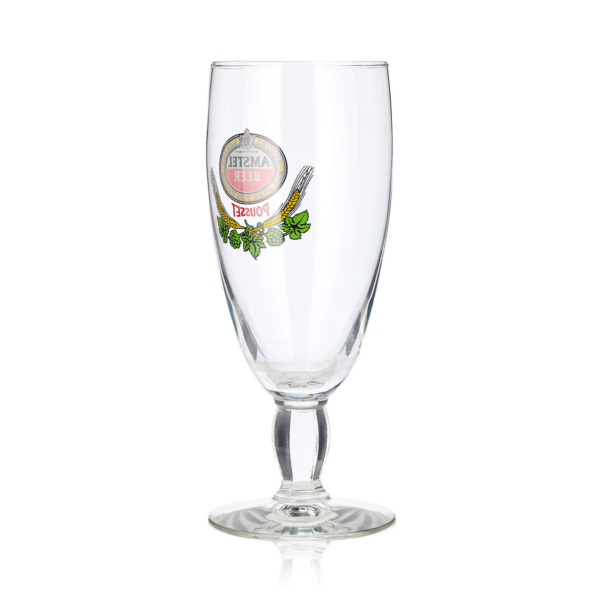 Amstel Beer Glass, 0.33 L, Pousset Cup, Square Stem, Durobor – View 4