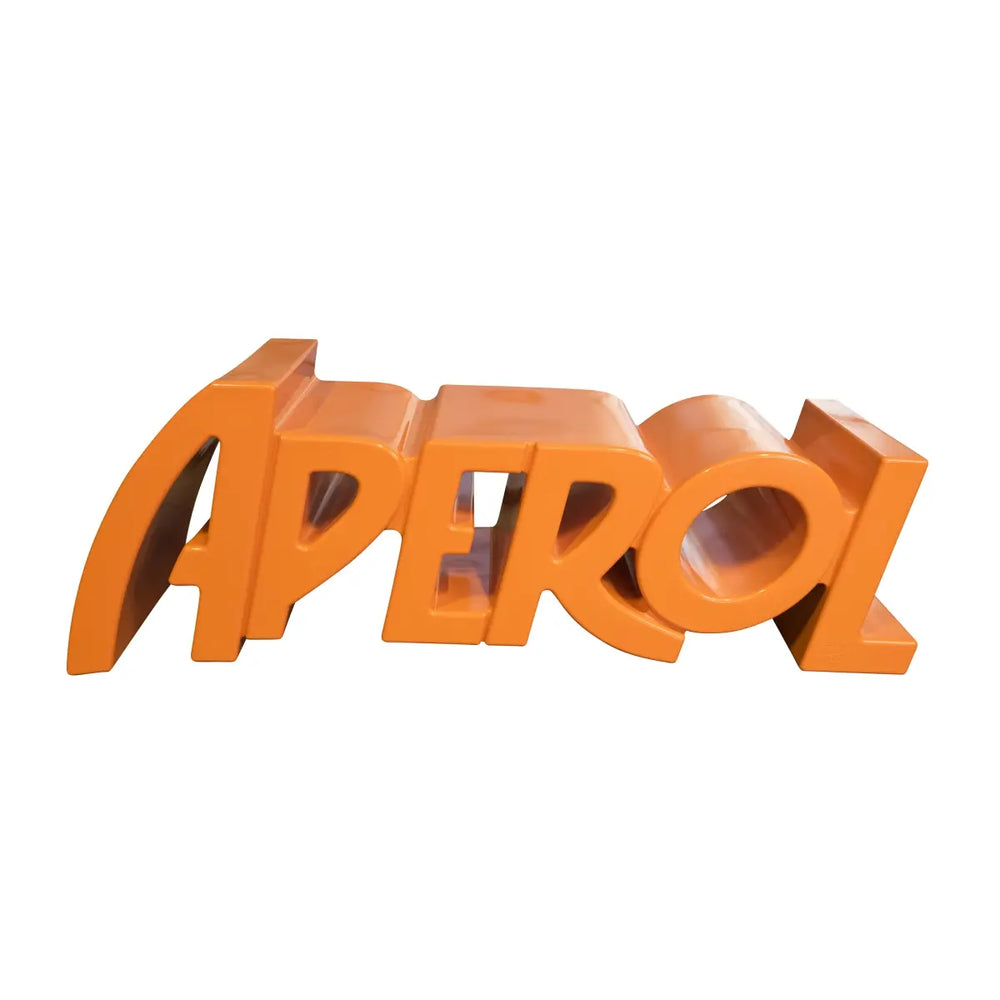 Aperol Spritz Bench Functional Art Seat Furniture Decoration Advertising Gastro By Slide