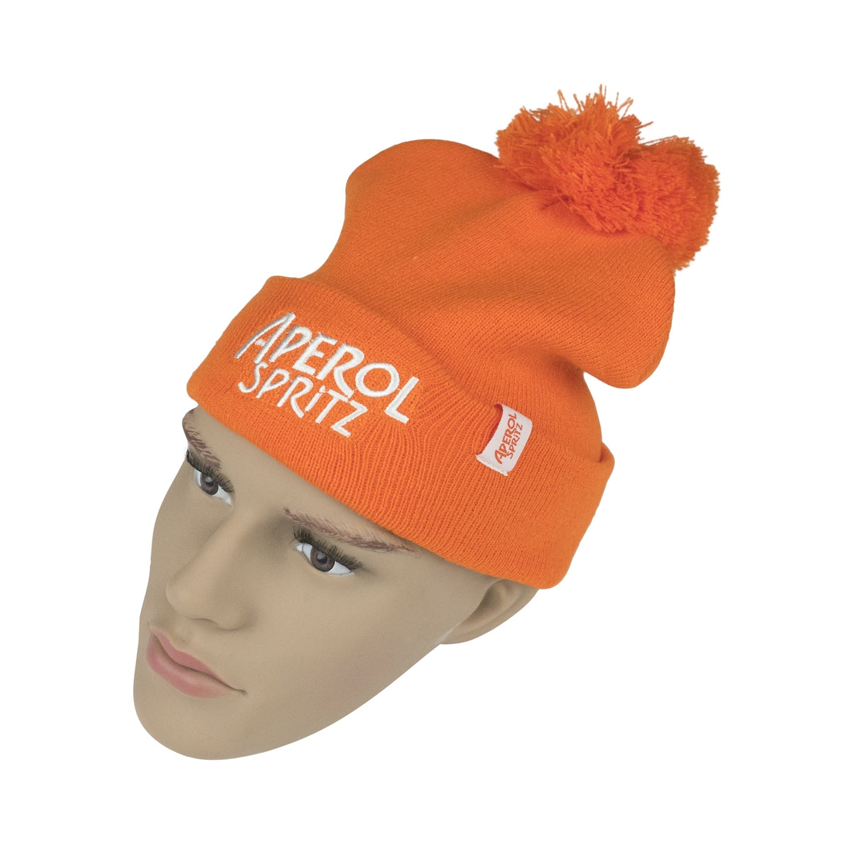 Aperol Spritz Beanie Knitted Wool Pom Pom Winter Hat One Size Unisex Cap Hat – View 3