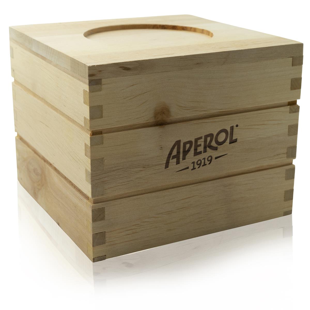 Aperol Spritz Display Box Bottle Presenter Stand Table Barrel Glorifier