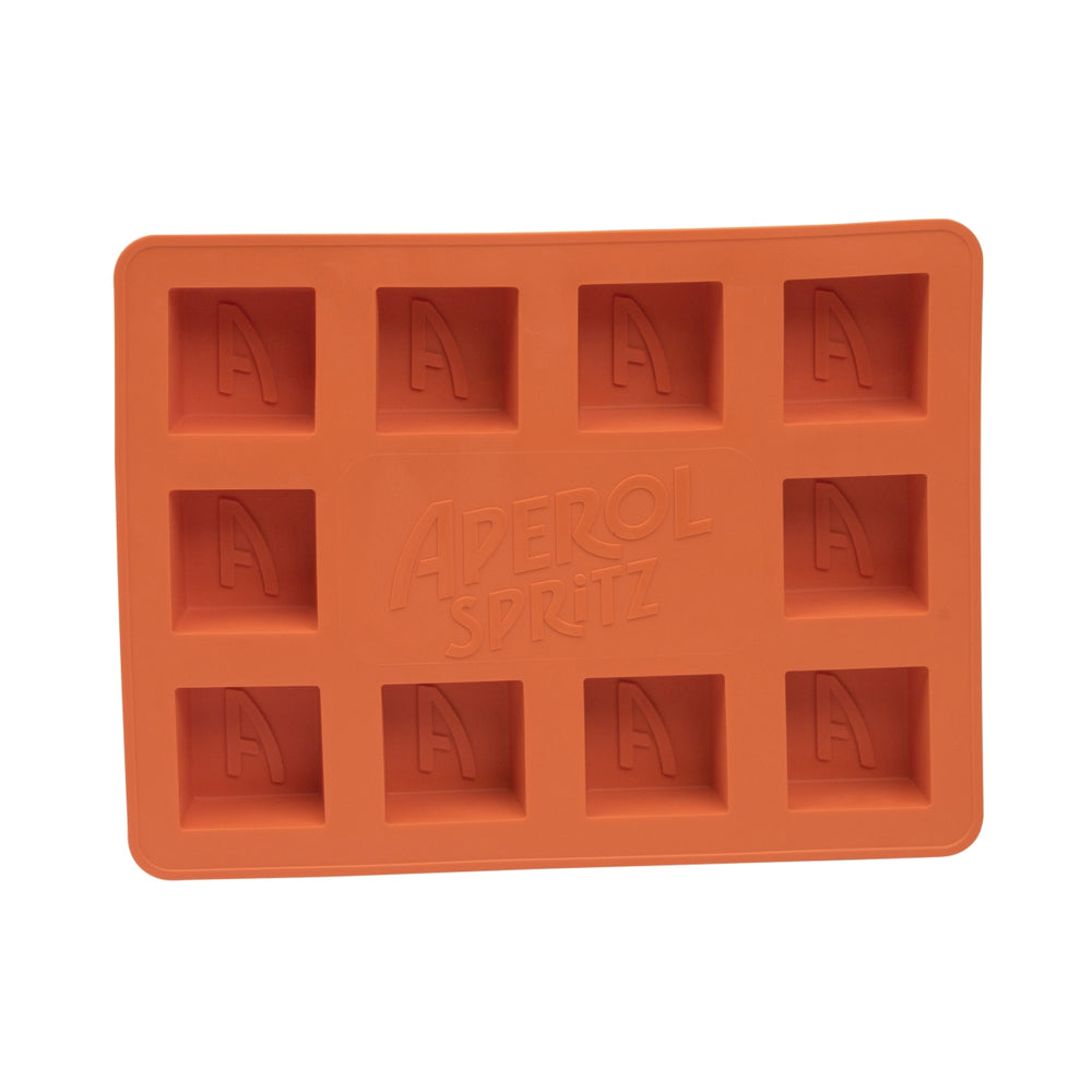 Aperol Spritz Ice Cube Mold Silicone Orange Jumbo Ice Maker Tray