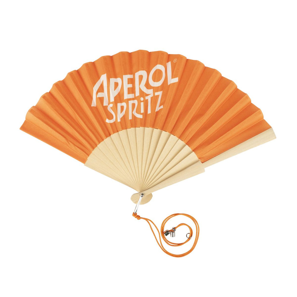 Aperol Spritz Fan Hand Fan Folding Fan Cooling Summer Sun