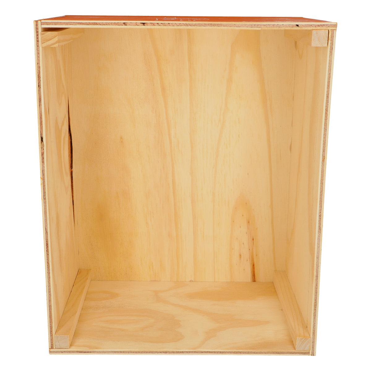 Aperol Spritz wooden box orange 45x38x26cm seat table outdoor garden box crate – View 5