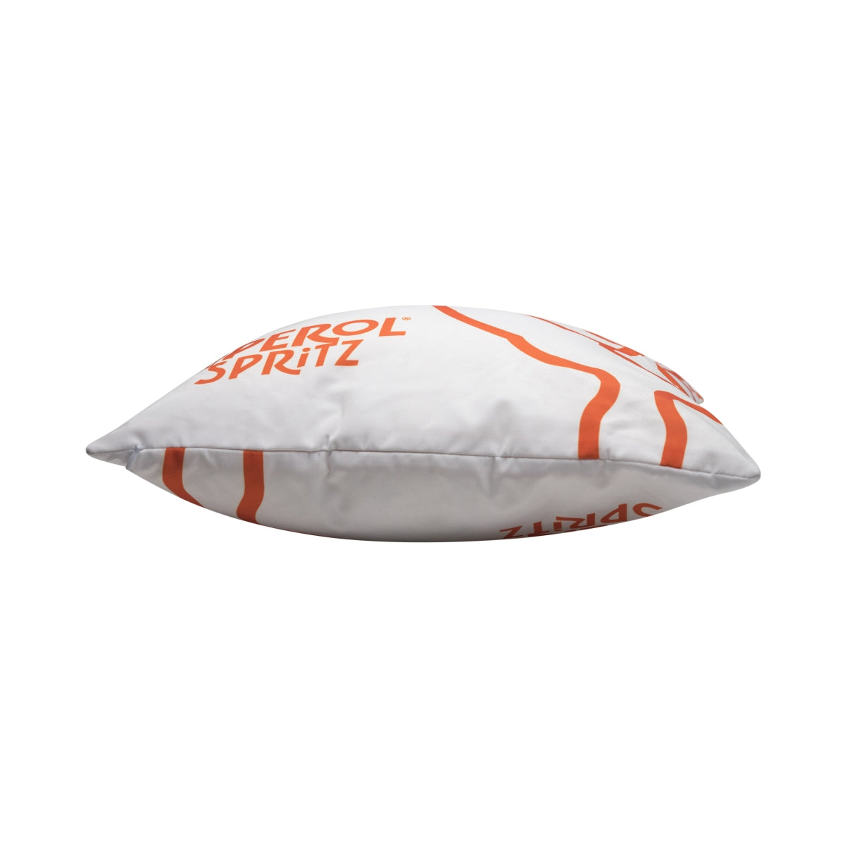 Aperol Spritz cushion, white bottle, 40x40, outdoor decoration, lounge sofa, bar, logo, couch – View 3
