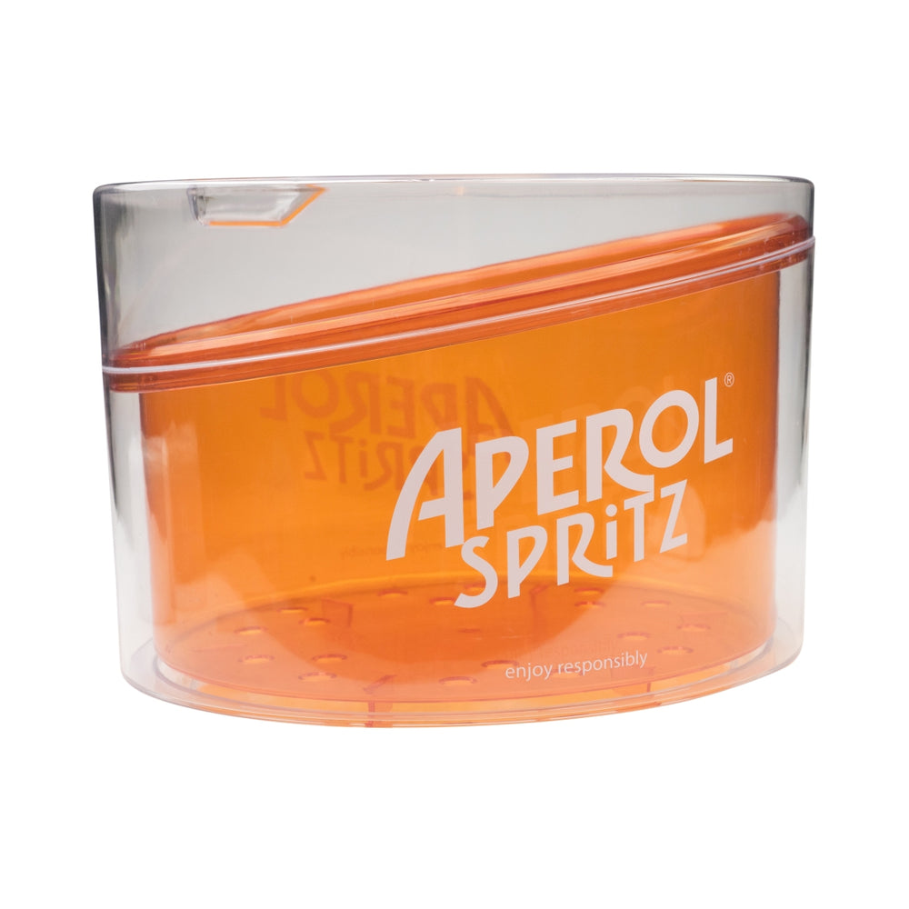 Aperol Spritz cooler ice cube tray box bottles ice cooler double-walled bar