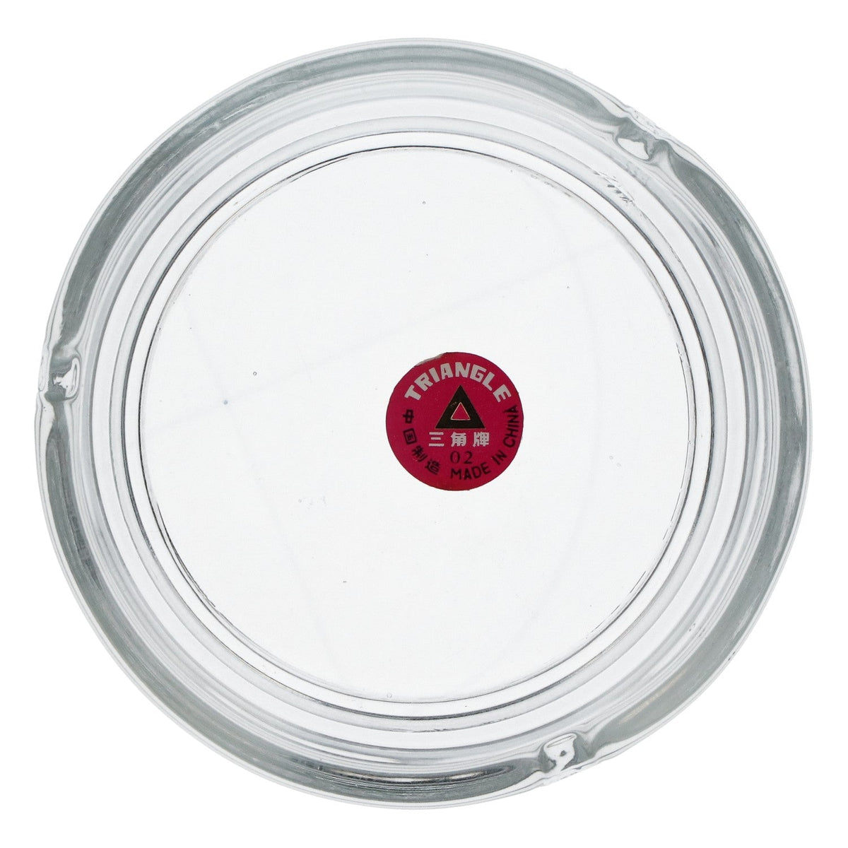 5x Ashtray Transparent Stackable Blanco 10cm Diameter – View 3