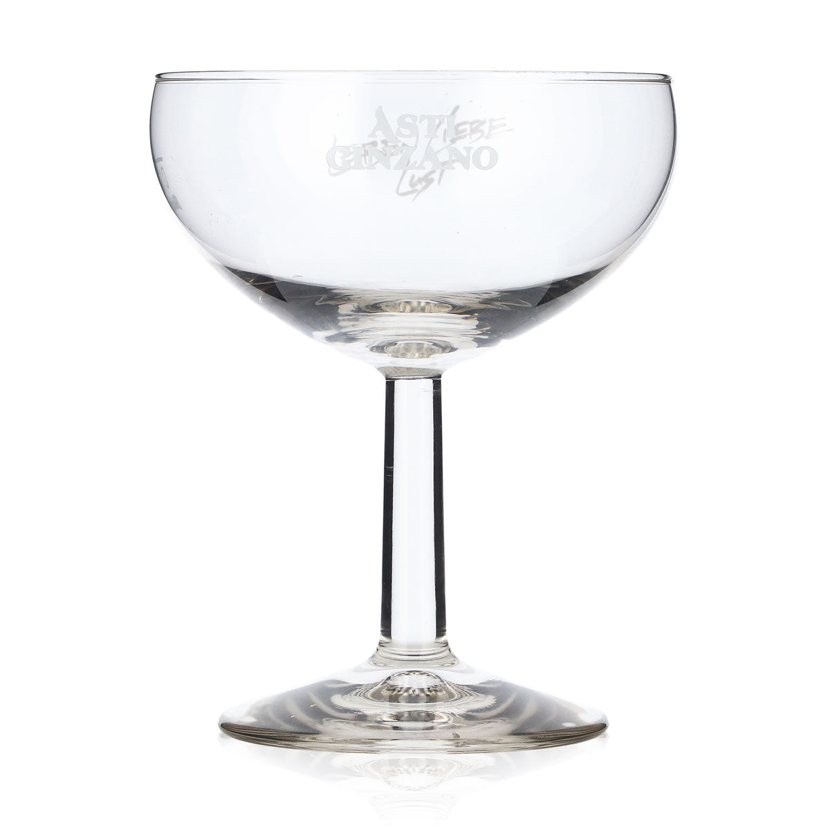 Asti Cinzano Sparkling Wine Glass 0.1l Sparkling Wine Bowl Life Love Pleasure Böckling