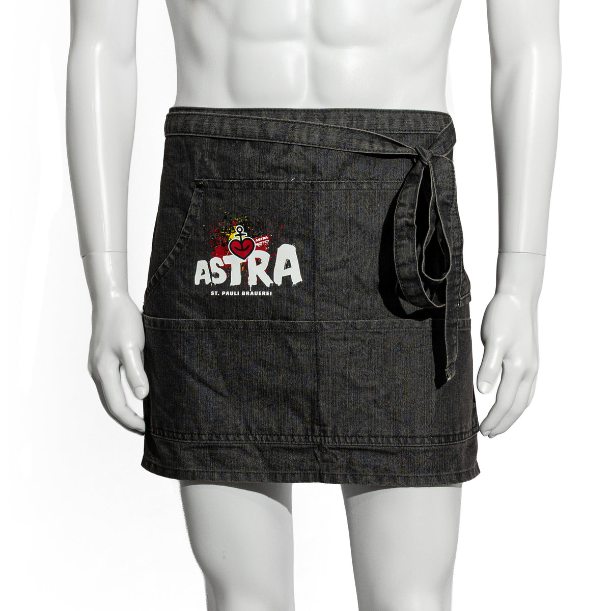 Astra Beer Bar Bundle Set consisting of beer coasters, beer glasses, and a barbecue apron – View 4