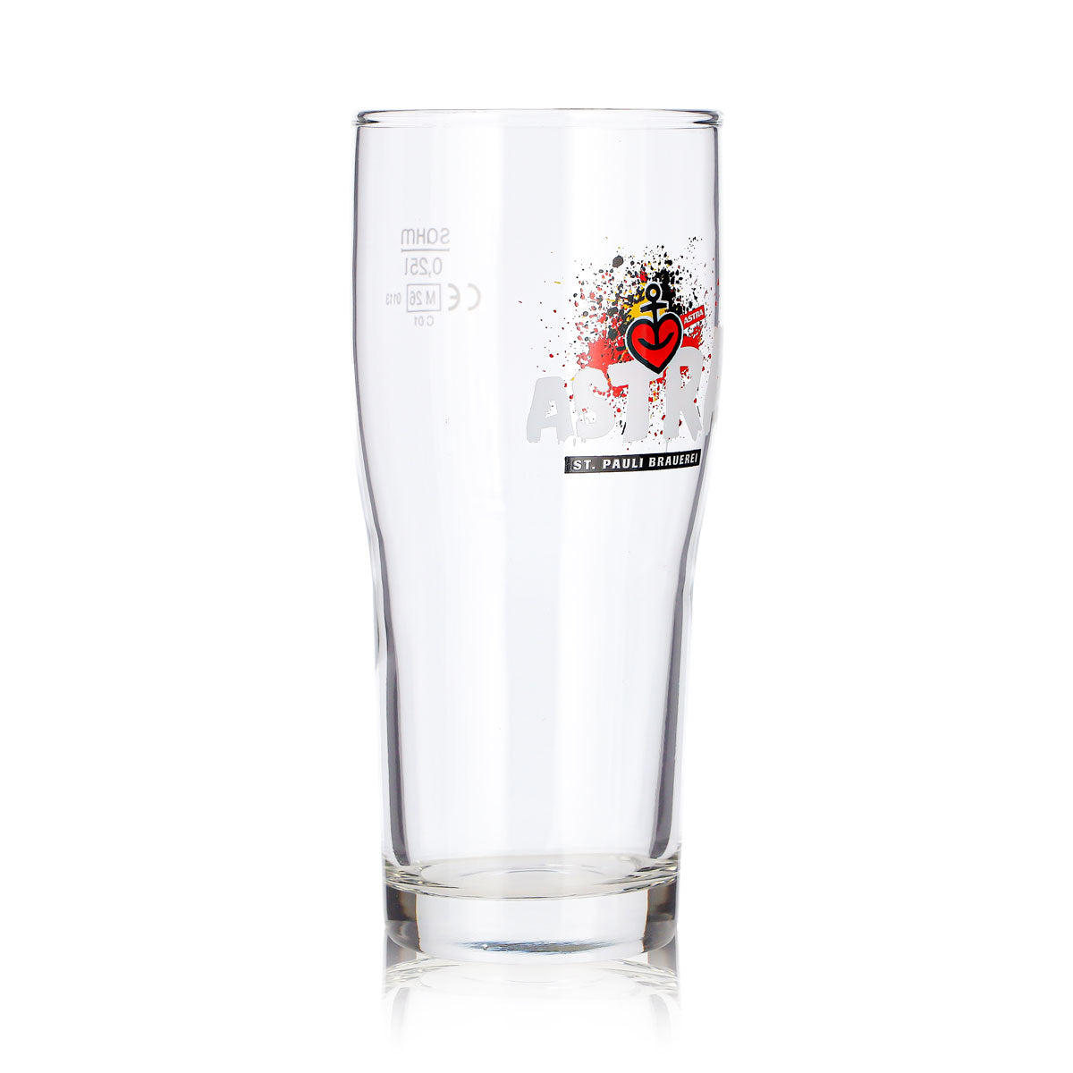 Astra Beer Glass, 0.25-liter Mug, Special Edition, St. Pauli Brewery, Sahm – View 3
