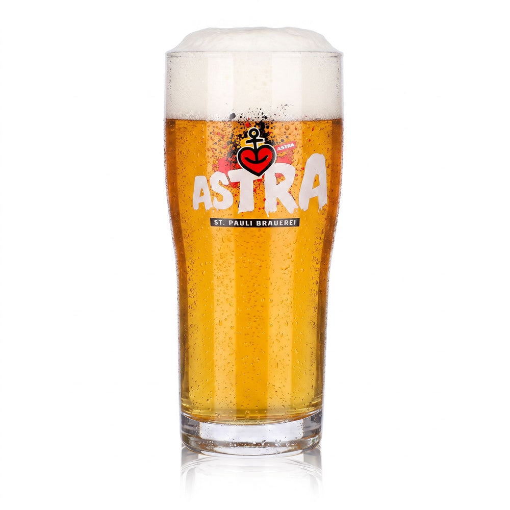 Astra Beer Glass, 0.4 L Mug, Special Edition, St. Pauli Brewery, Sahm