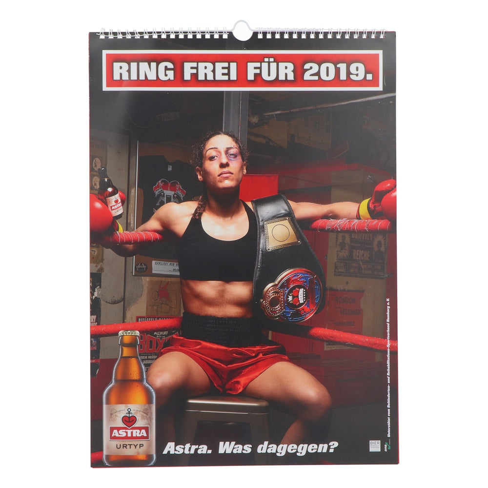 Astra Beer Calendar Wall Calendar Picture Calendar "Ring Free for 2019"