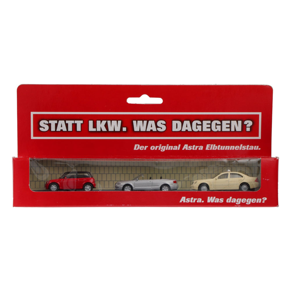 Astra Beer Model Cars Elbe Tunnel Traffic Jam Hamburg A7 Tunnel Reeperbahn