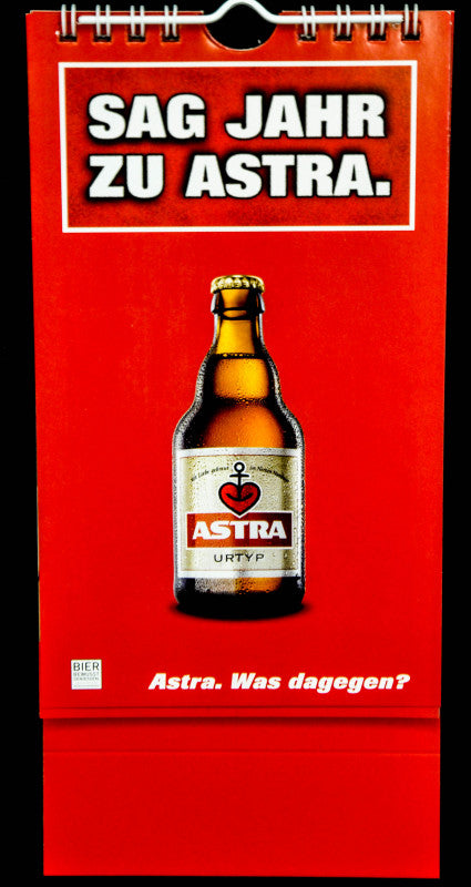 Astra Beer Postcard Calendar Photo Calendar "Say Yes to Astra"