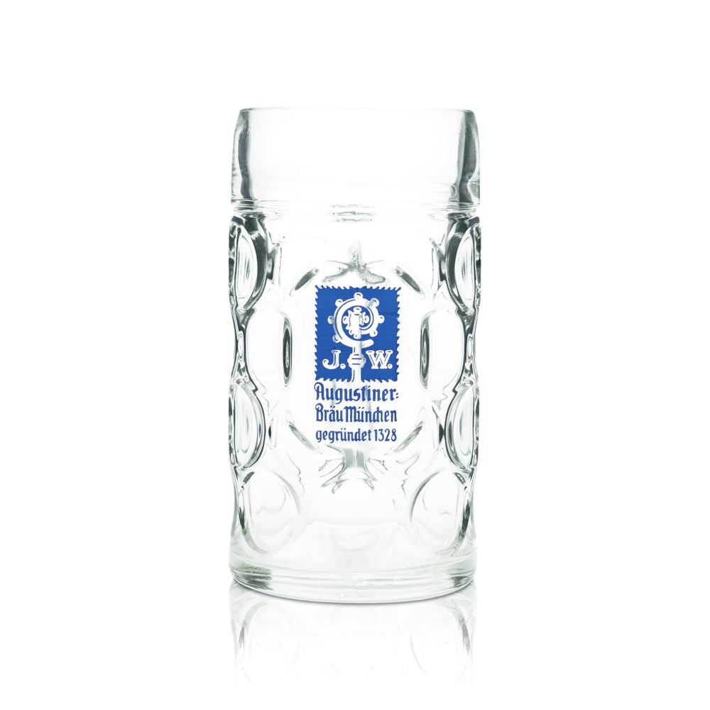 Augustiner Beer 1-Liter Glass Mug