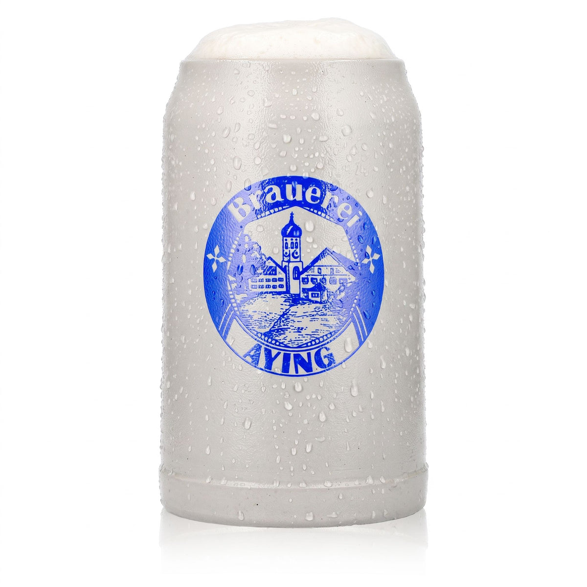 Ayinger Beer Glass 1L Clay Mug, Masskrug, Aying Brewery, Clay, Sahm