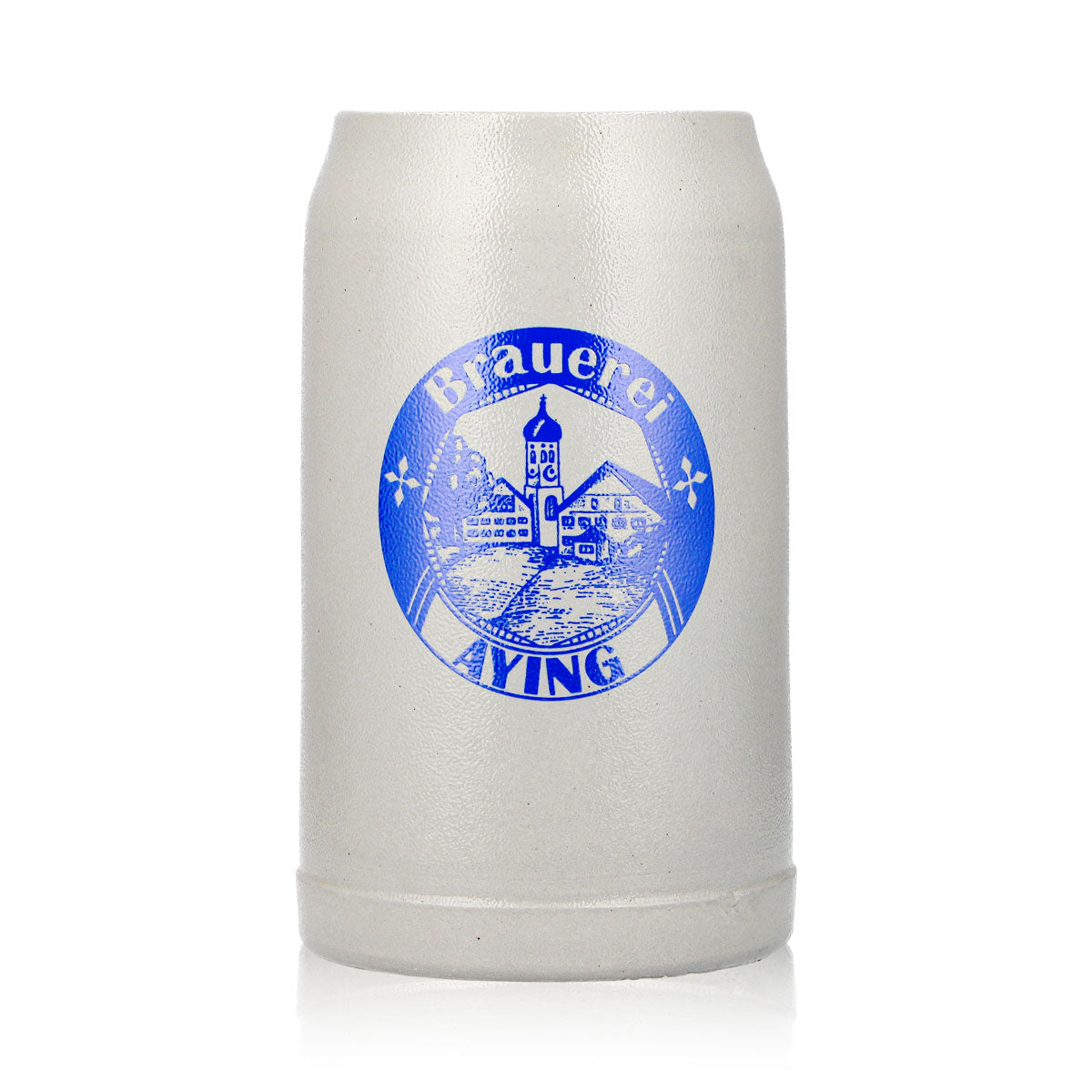 Ayinger Beer Glass 1L Clay Mug, Masskrug, Aying Brewery, Clay, Sahm – View 2