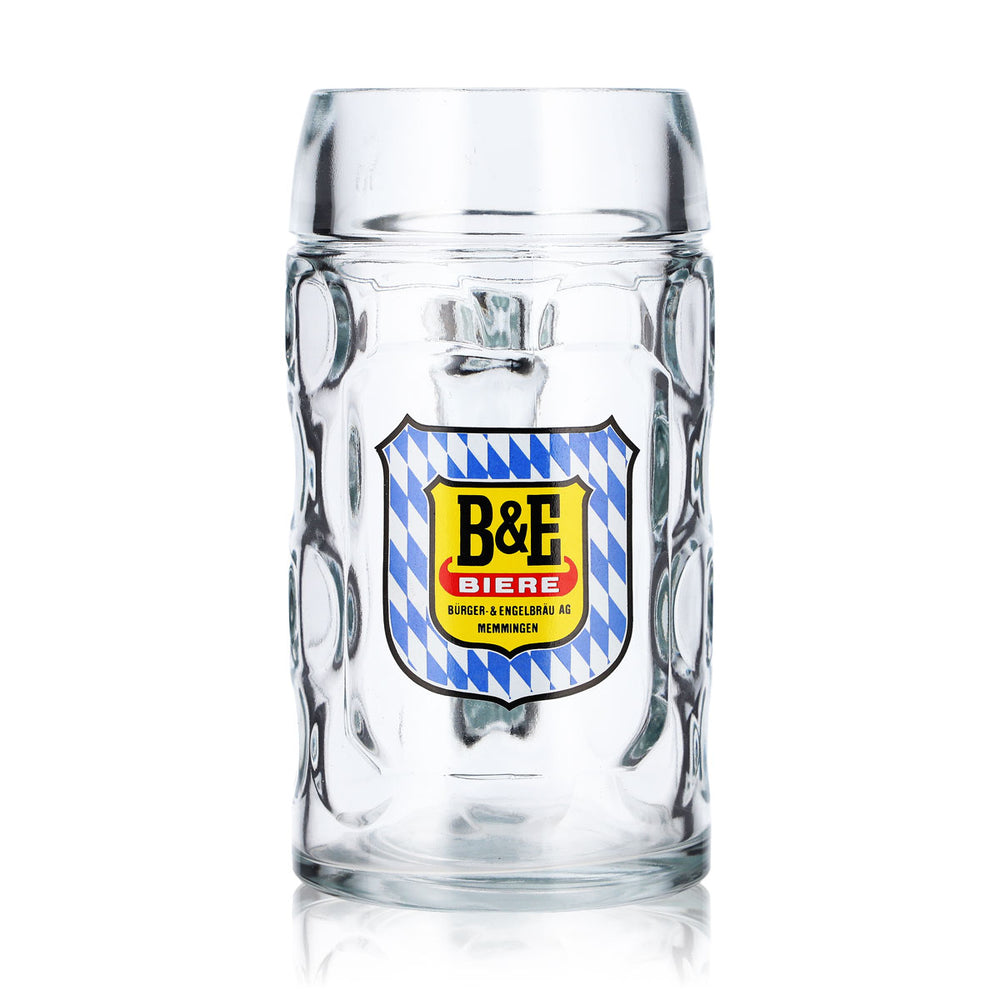 B&E Beers 0.5-liter Beer Glass Mug