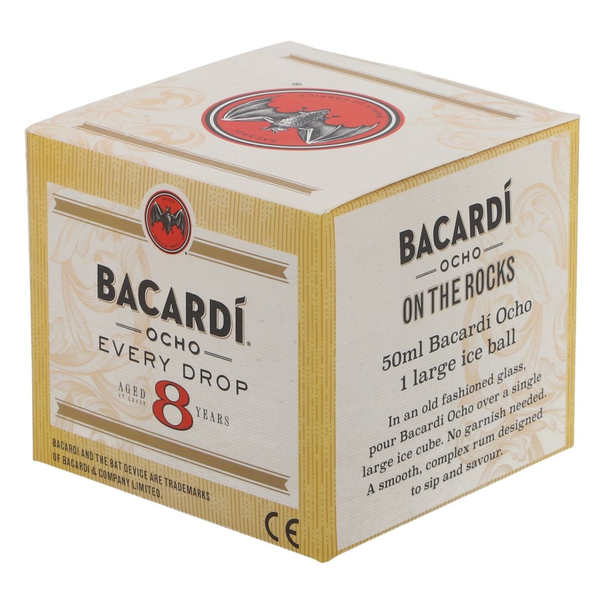 Bacardi Ice Cube Tray Ice Ball Mould Ocho Bar Accessories Cocktail Long Drink – View 2