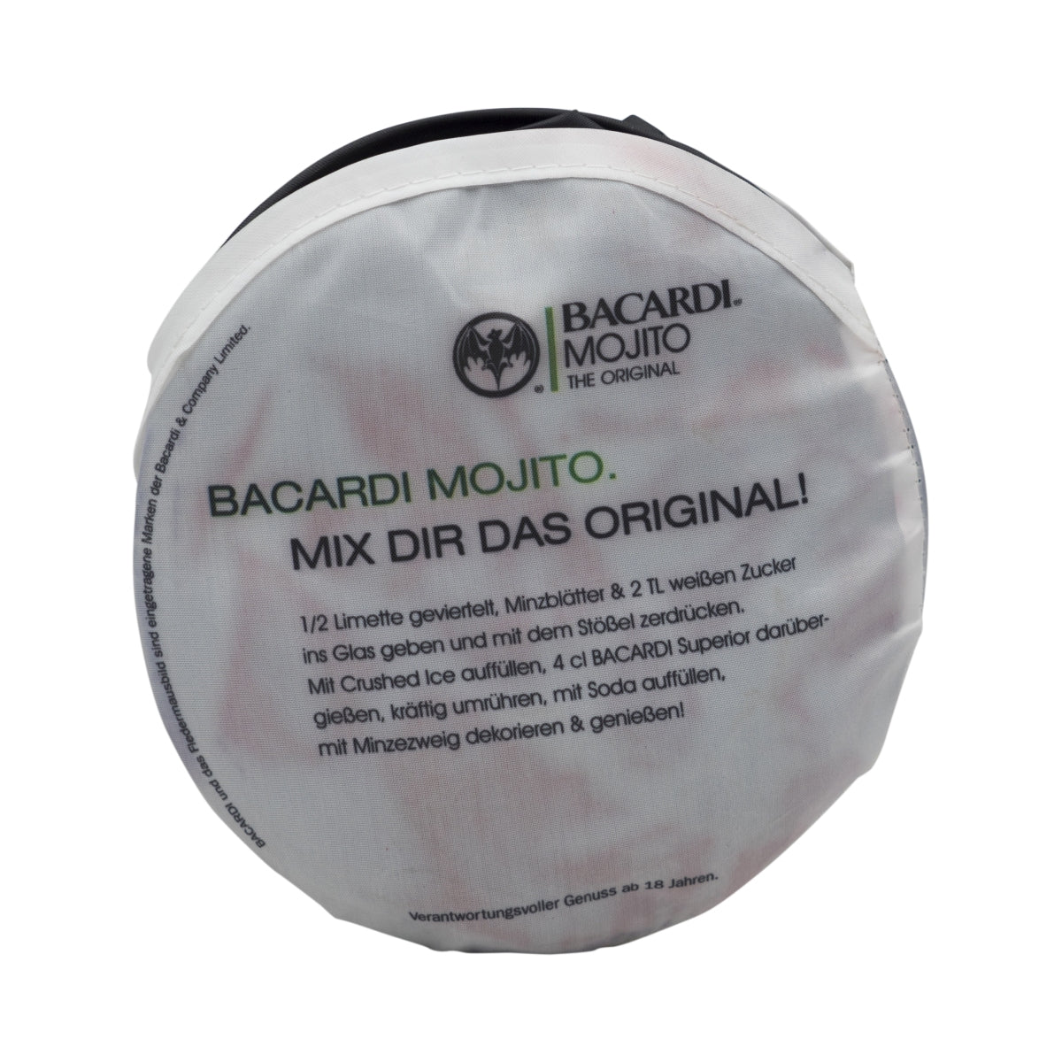 Bacardi Rum Hat, foldable, black, rain, jungle, angler, fisherman's hat, cap – View 4