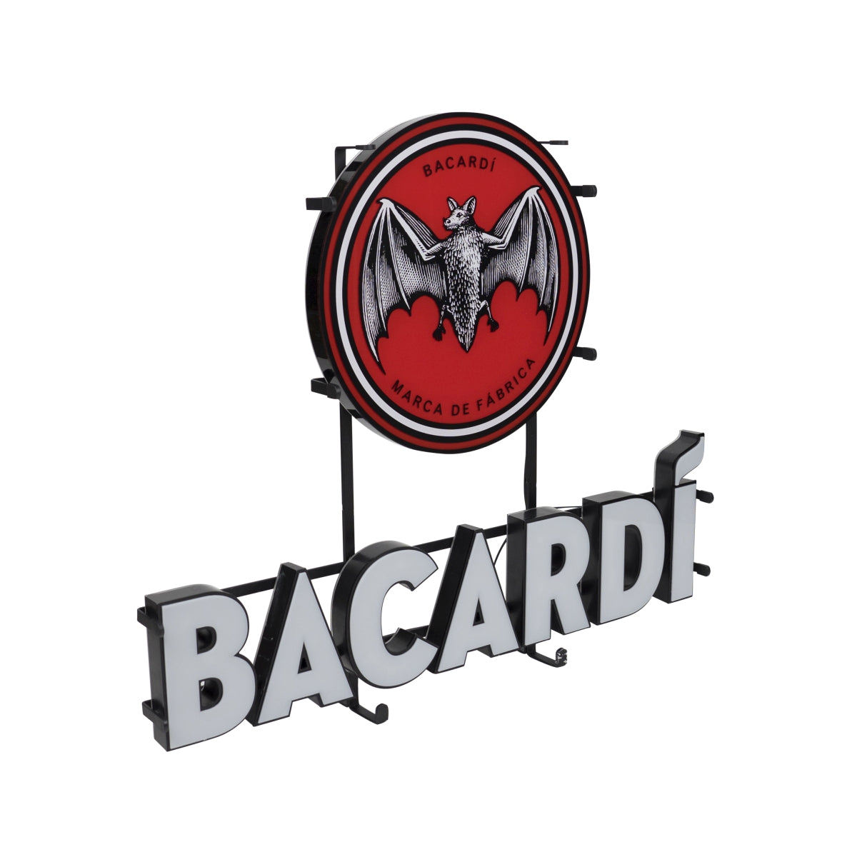 Bacardi Rum Neon Sign 71x59cm LED Sign Wall Sign Display Advertising Bar – View 2