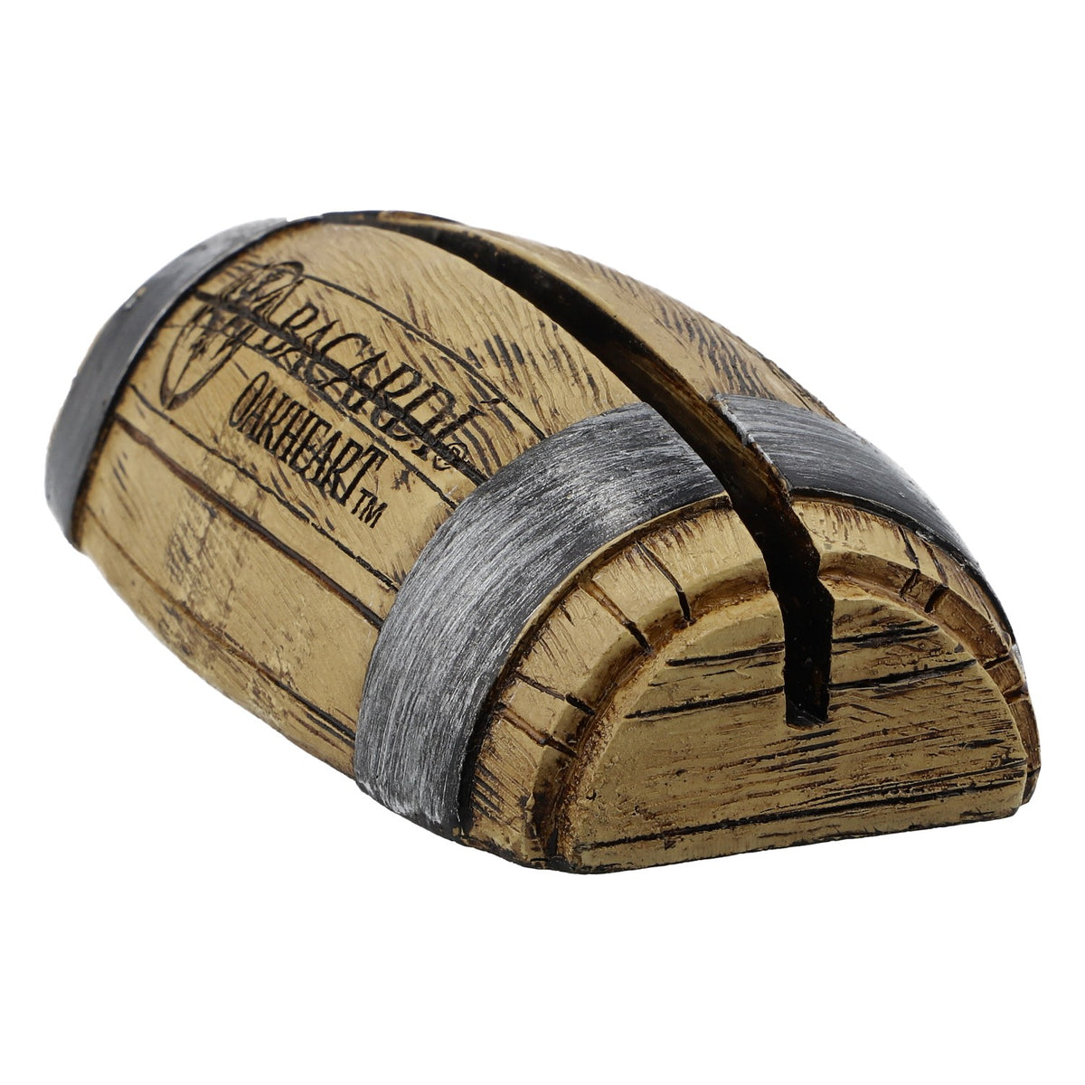 Bacardi Rum Oakheart card holder table display "Barrel" – View 3