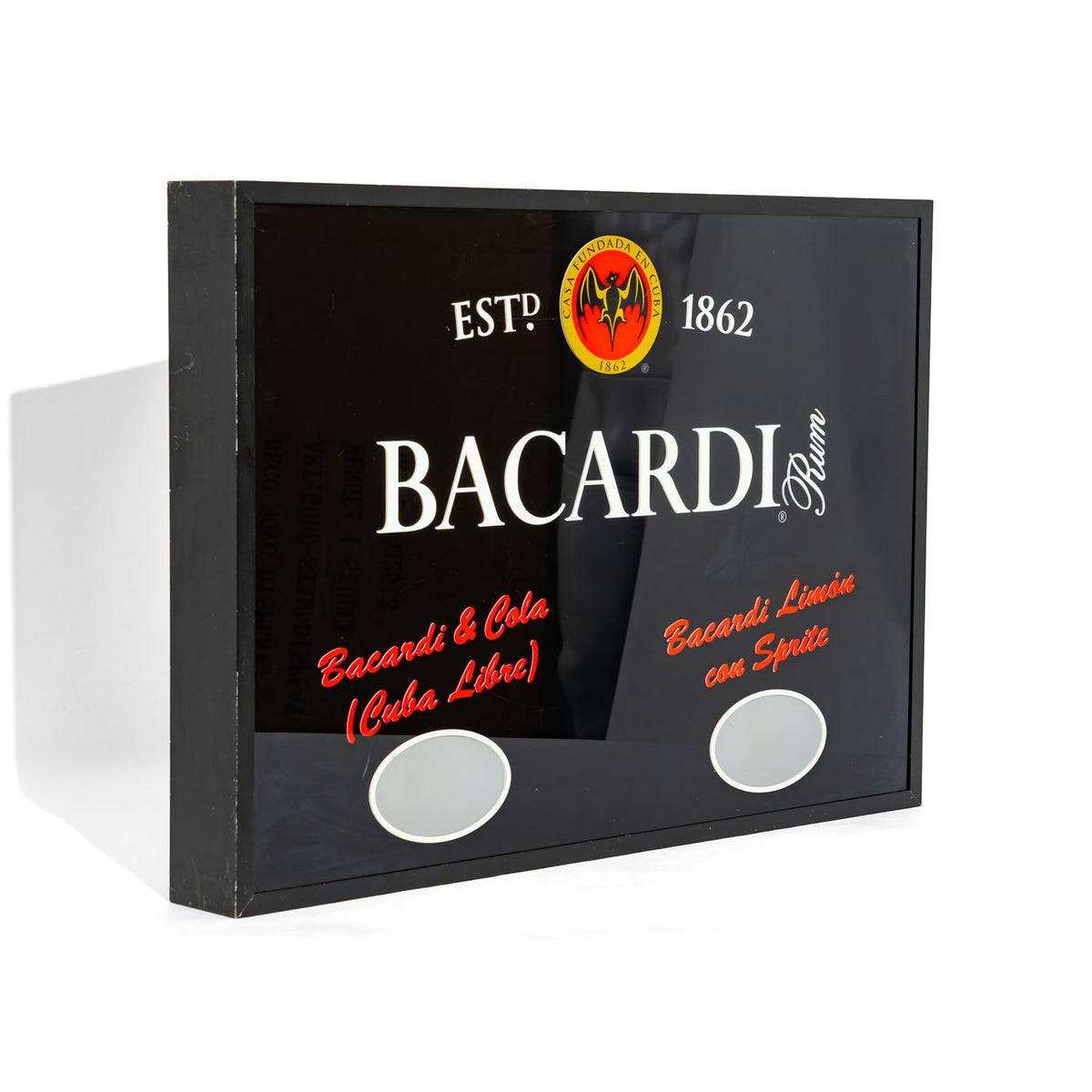 Bacardi Rum rare neon sign in aluminum housing Exhibition piece – View 4