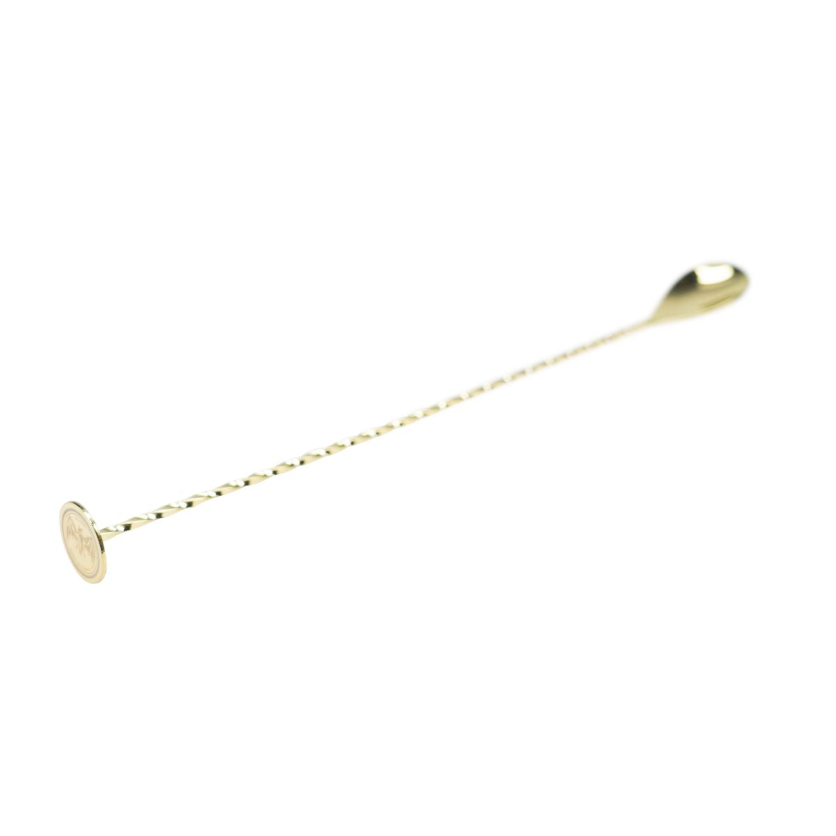 Bacardi Rum Stirrer Bar Spoon Stirring Spoon Mixing Stick Mixology Twisted Gold Bar – View 2