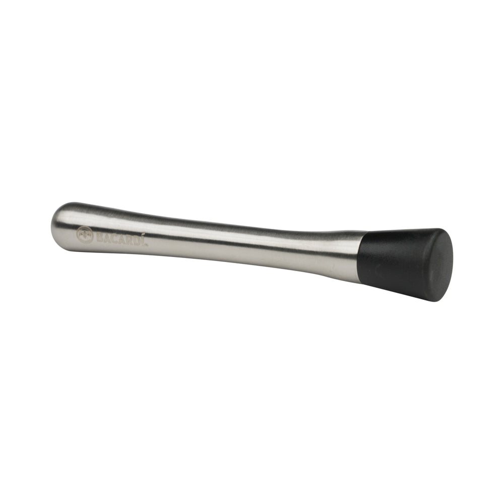 Bacardi Rum Pestle Mortar Crusher Cocktail Stainless Steel Mixer Mojito Caipirinha