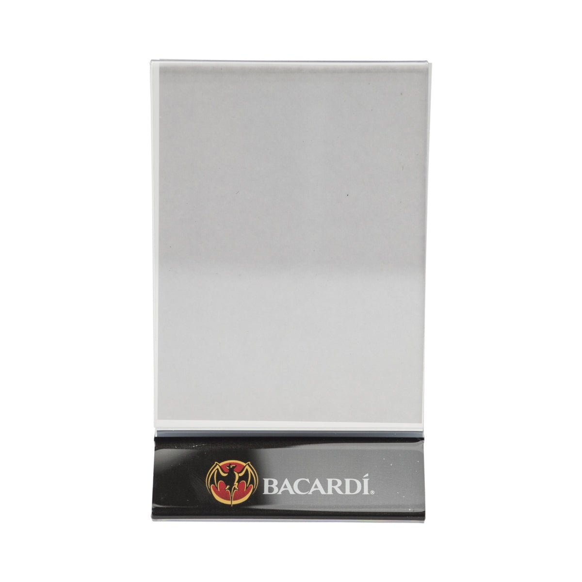 Bacardi Rum Table Display Black Menu Card Holder Plastic Decoration Beverages – View 2