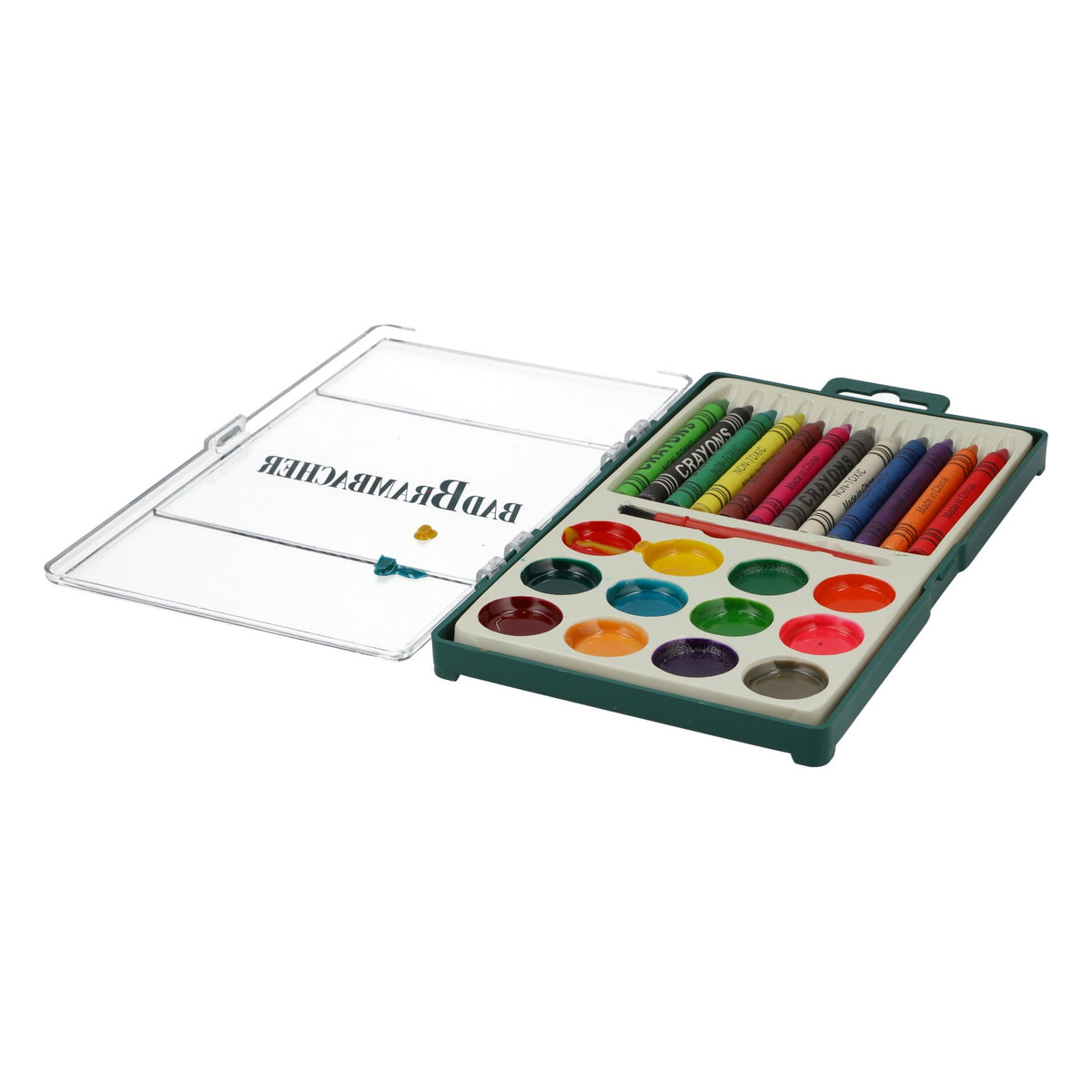 Bad Brambacher Watercolor Set: 12 wax crayons, 12 watercolors, plastic – View 3