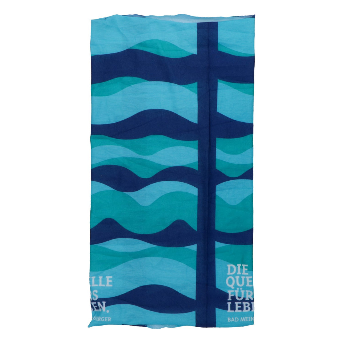 Bad Meinberger Water Hose Scarf, Neck Scarf, Multifunctional Scarf, Blue Waves – View 2