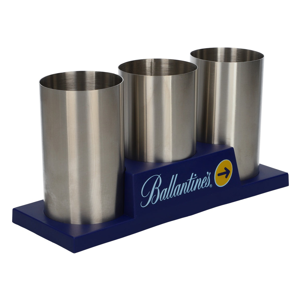 Ballantines Whiskey Table Display Bottle Holder Bar Organizer Stainless Steel – View 2