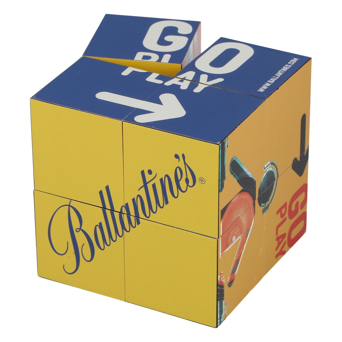 Ballantine's Whiskey Magic Cube Family Puzzle Cubes Collectible – View 3