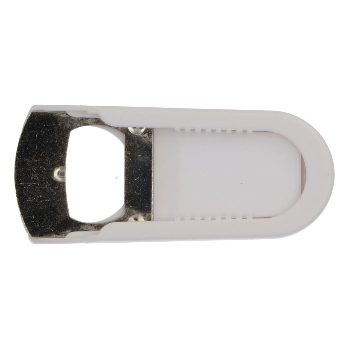 Hieke Zwiesel Liqueur Bottle Opener and Cap Lifter, White with Green Logo – View 3
