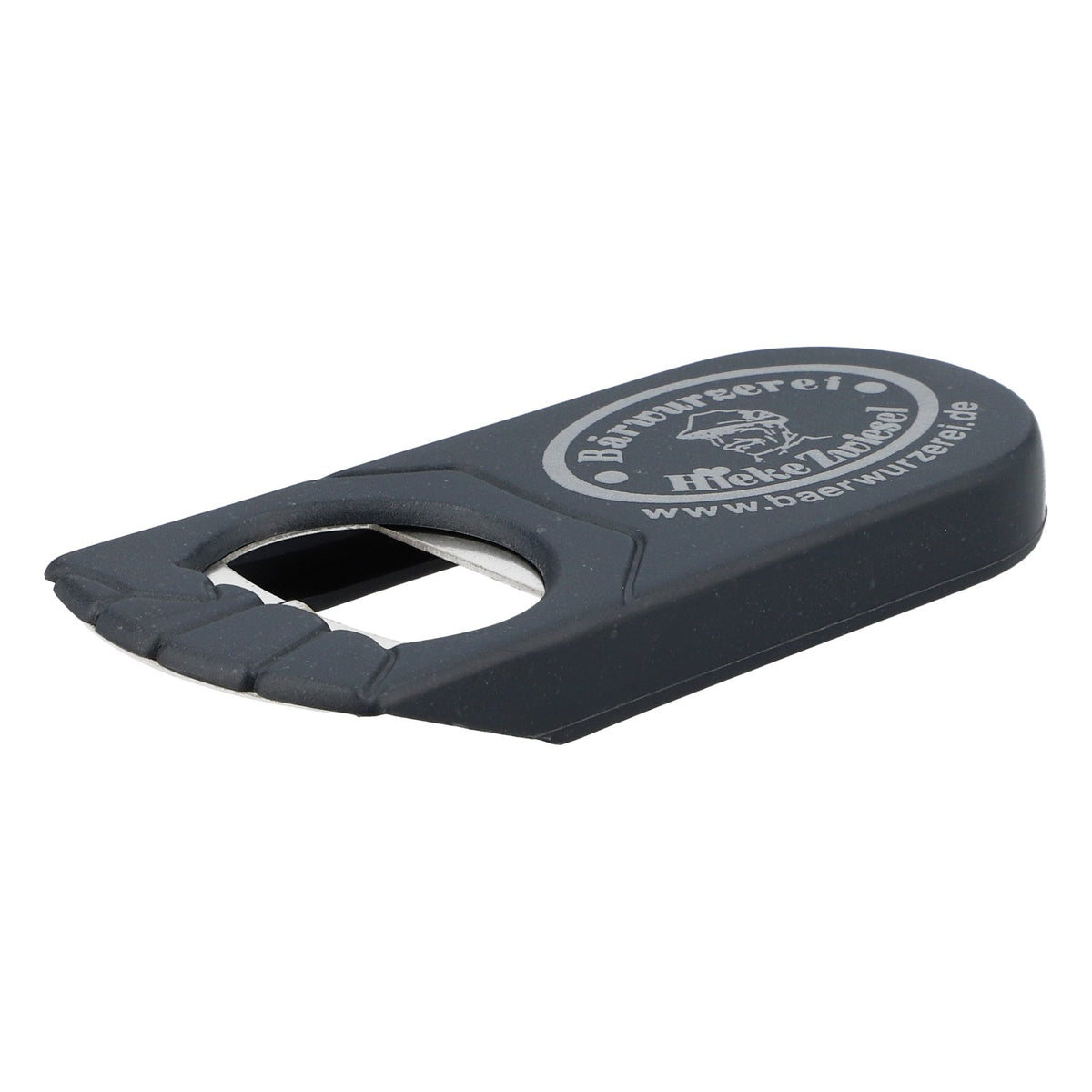Hieke Zwiesel Bärwurz Liqueur Bottle Opener, Black with Gray Logo