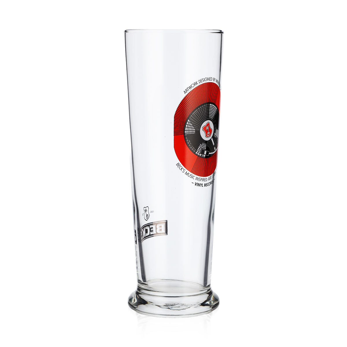 Becks Beer Glasses Music Glasses 0.3 Inspired Art Label Vinyl Record – View 2
