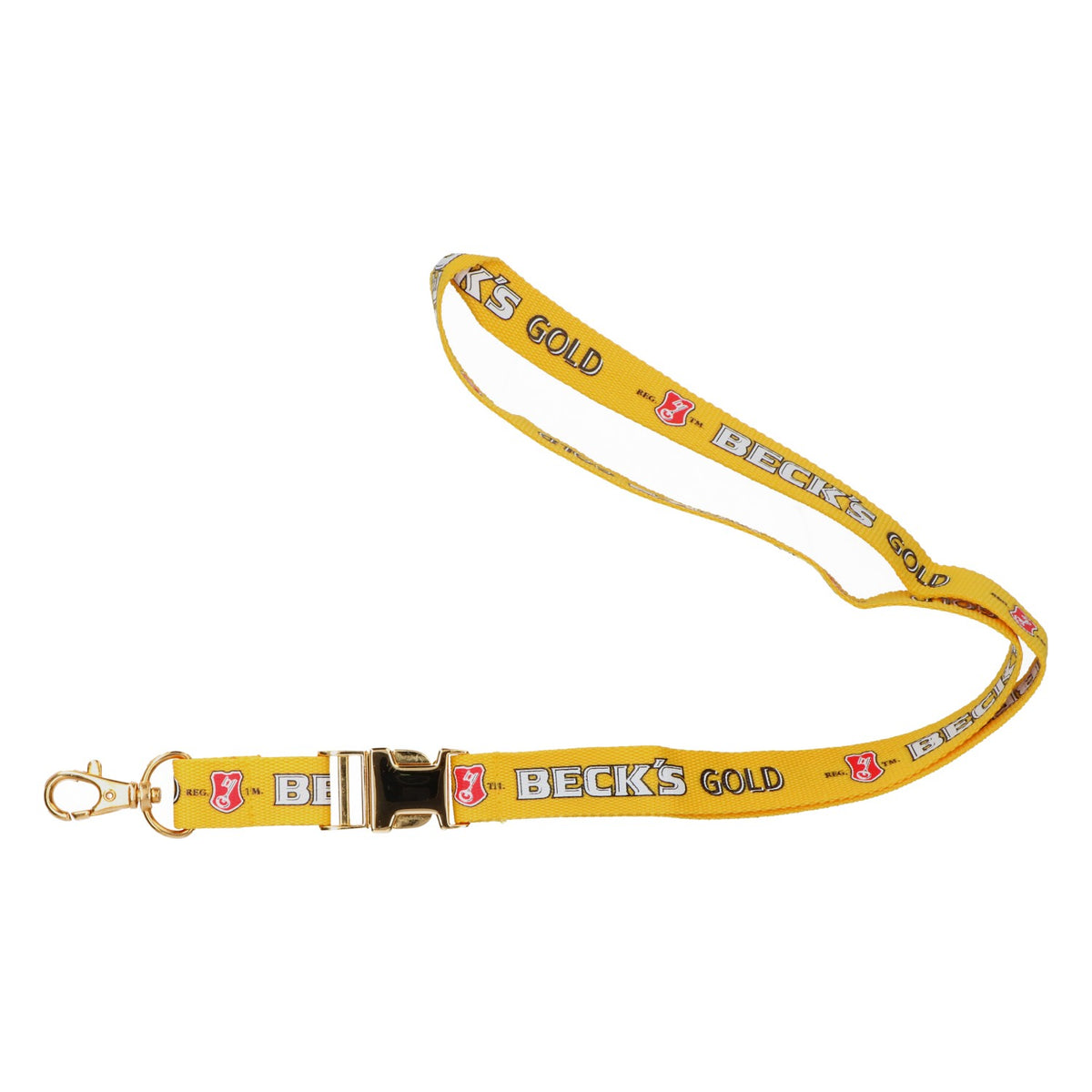 Becks Beer Keyring Lanyard  "Gold"