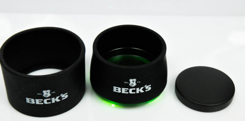 Becks Bottle Cooler LED 0.33 L, 0.5 L FIFA World Cup 2018 Ice Pack, Green/Black – View 3