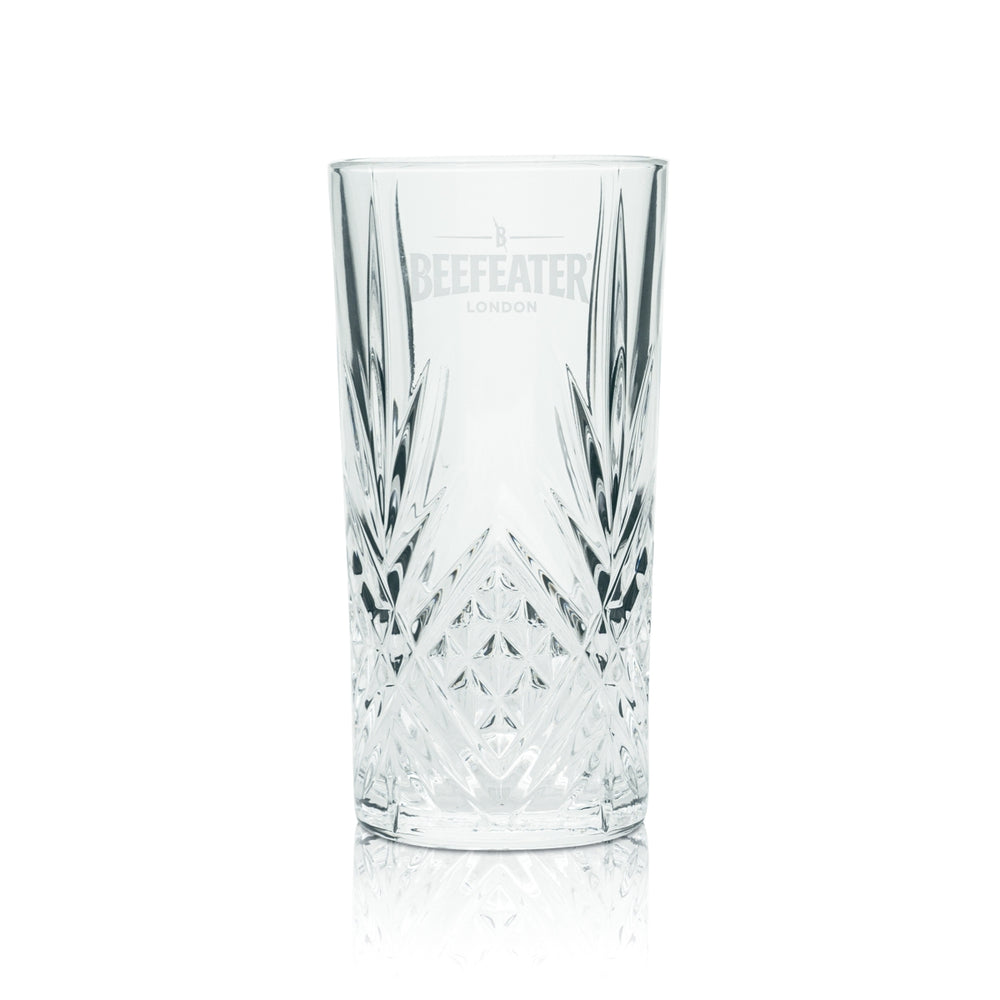 Beefeater Gin Glass 0.3l Long Drink Relief Glasses Cocktail Contour Crystal Gastro