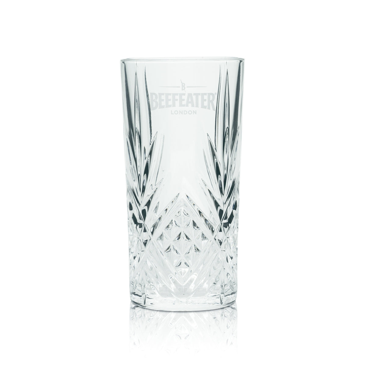 Beefeater Gin Glass 0.3l Long Drink Relief Glasses Cocktail Contour Crystal Gastro