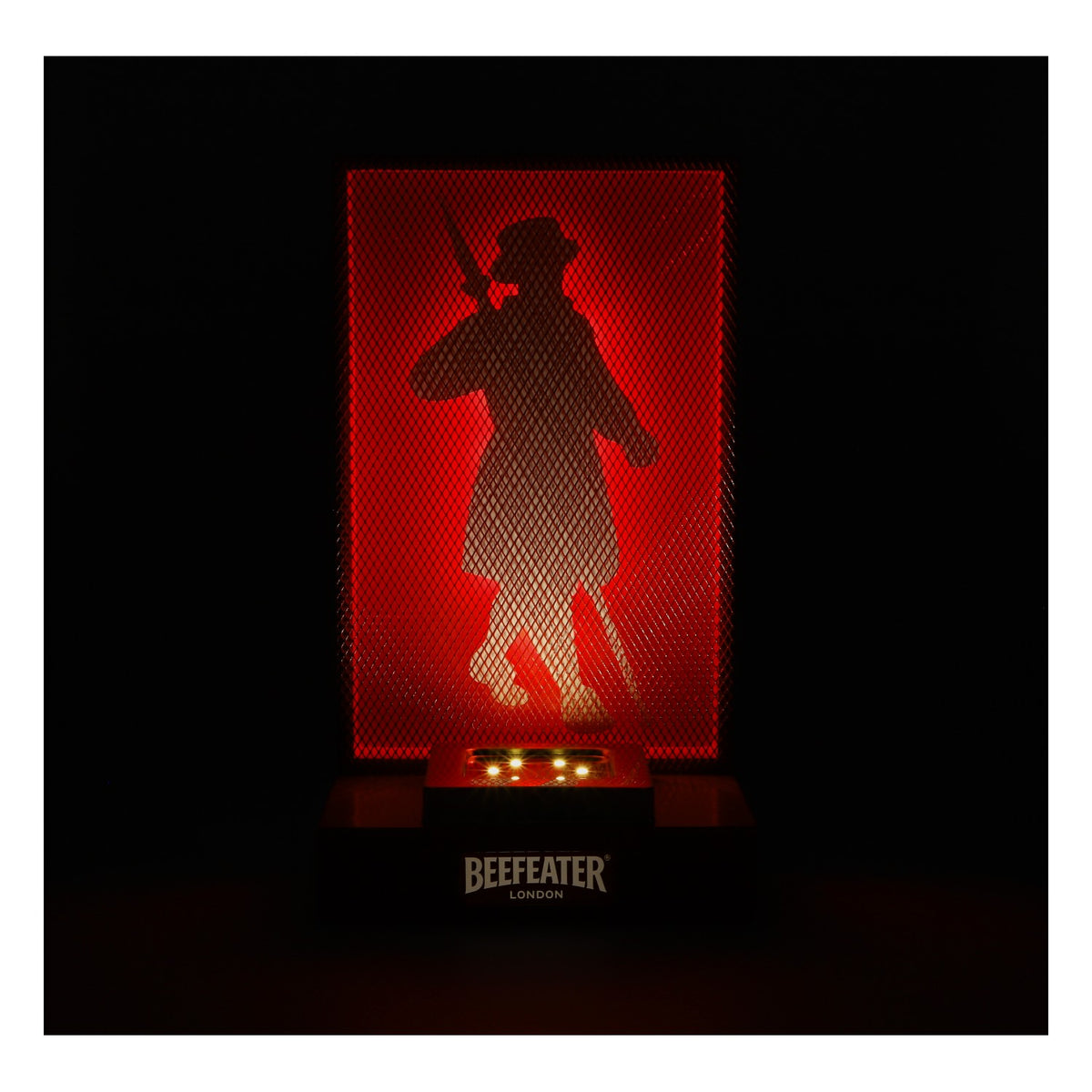 Beefeater Gin Glorifier LED Bottle Display, Aluminum Grid, Rechargeable Battery, Power Supply – View 6