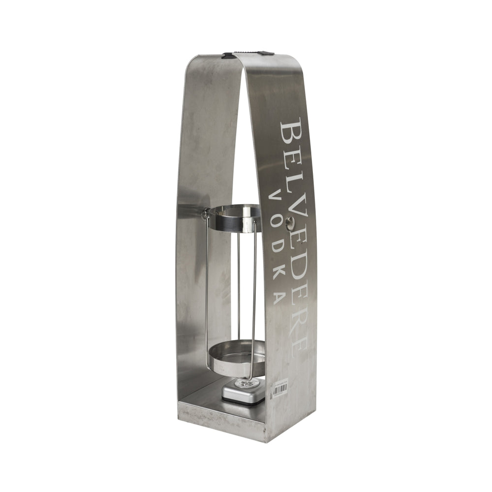 Belvedere Vodka Pourer 3l Swivel with LED Swing Bottle Glorifier Metal