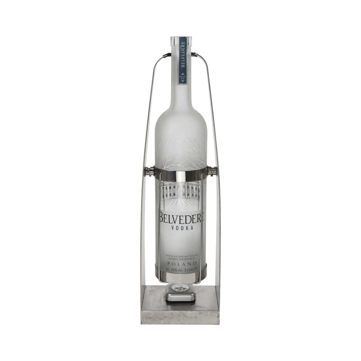 Belvedere Vodka Pourer 3l Swivel with LED Swing Bottle Glorifier Metal – View 4