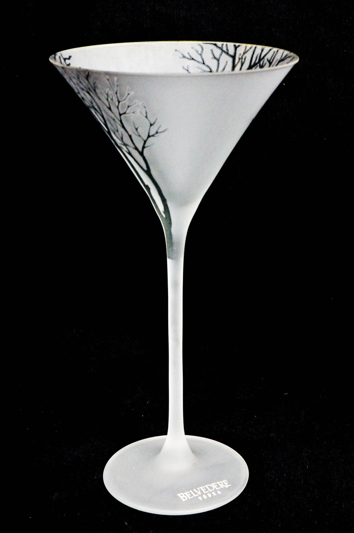 Belvedere Vodka cocktail glass Vodka glass Glasses Tree signature white satin finish