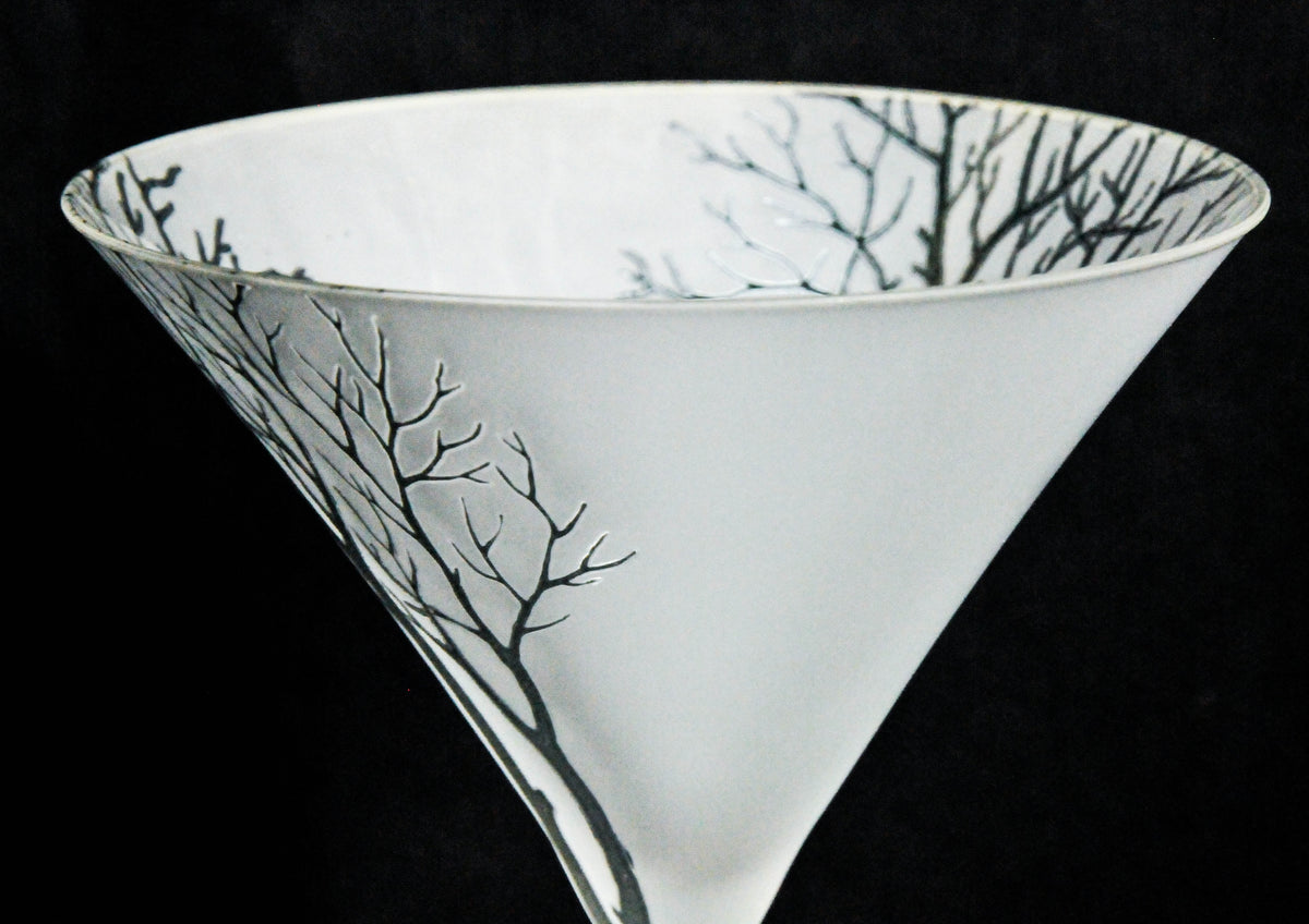Belvedere Vodka cocktail glass Vodka glass Glasses Tree signature white satin finish – View 4