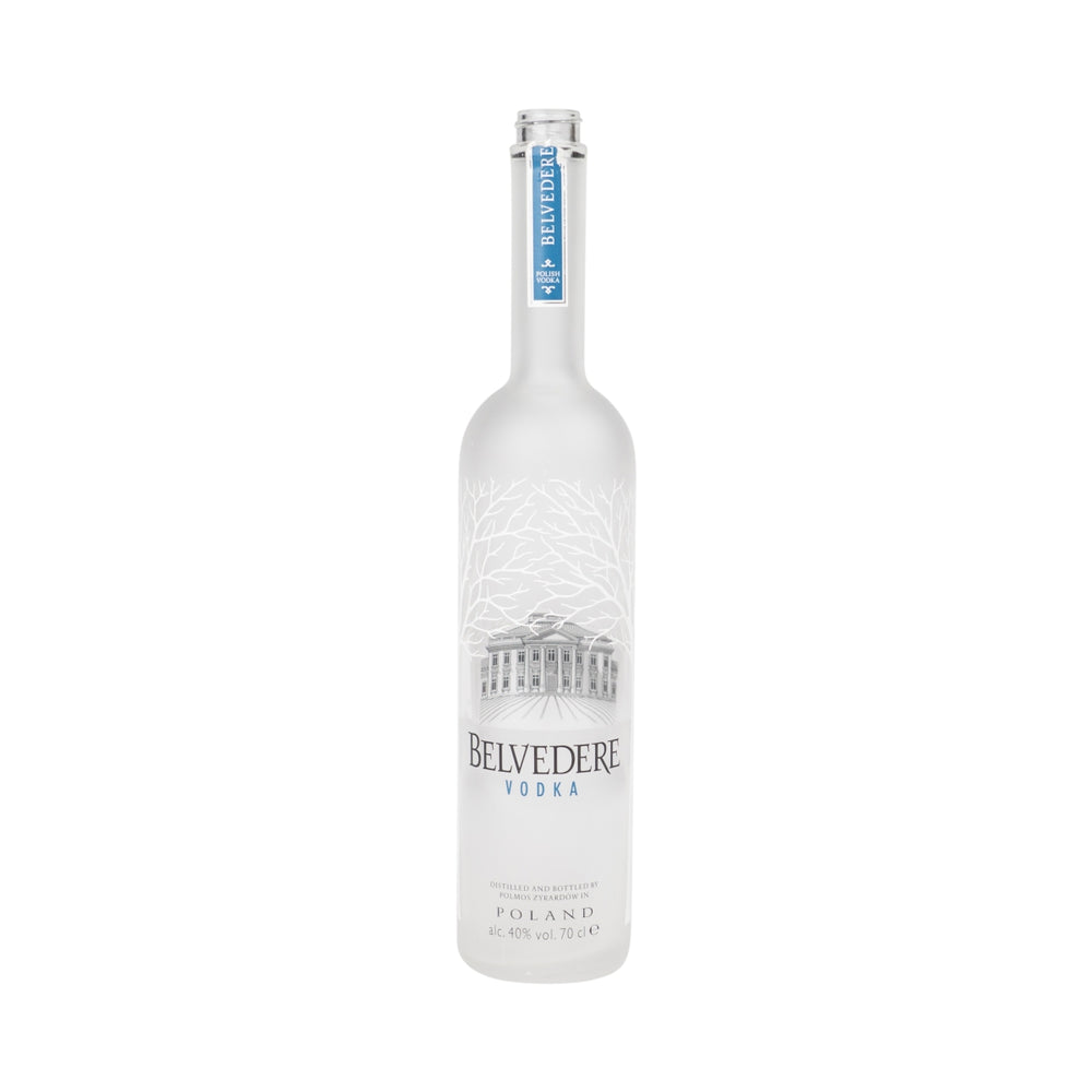 Belvedere Vodka bottle 0.7l EMPTY used Poland craft lamp decoration money box