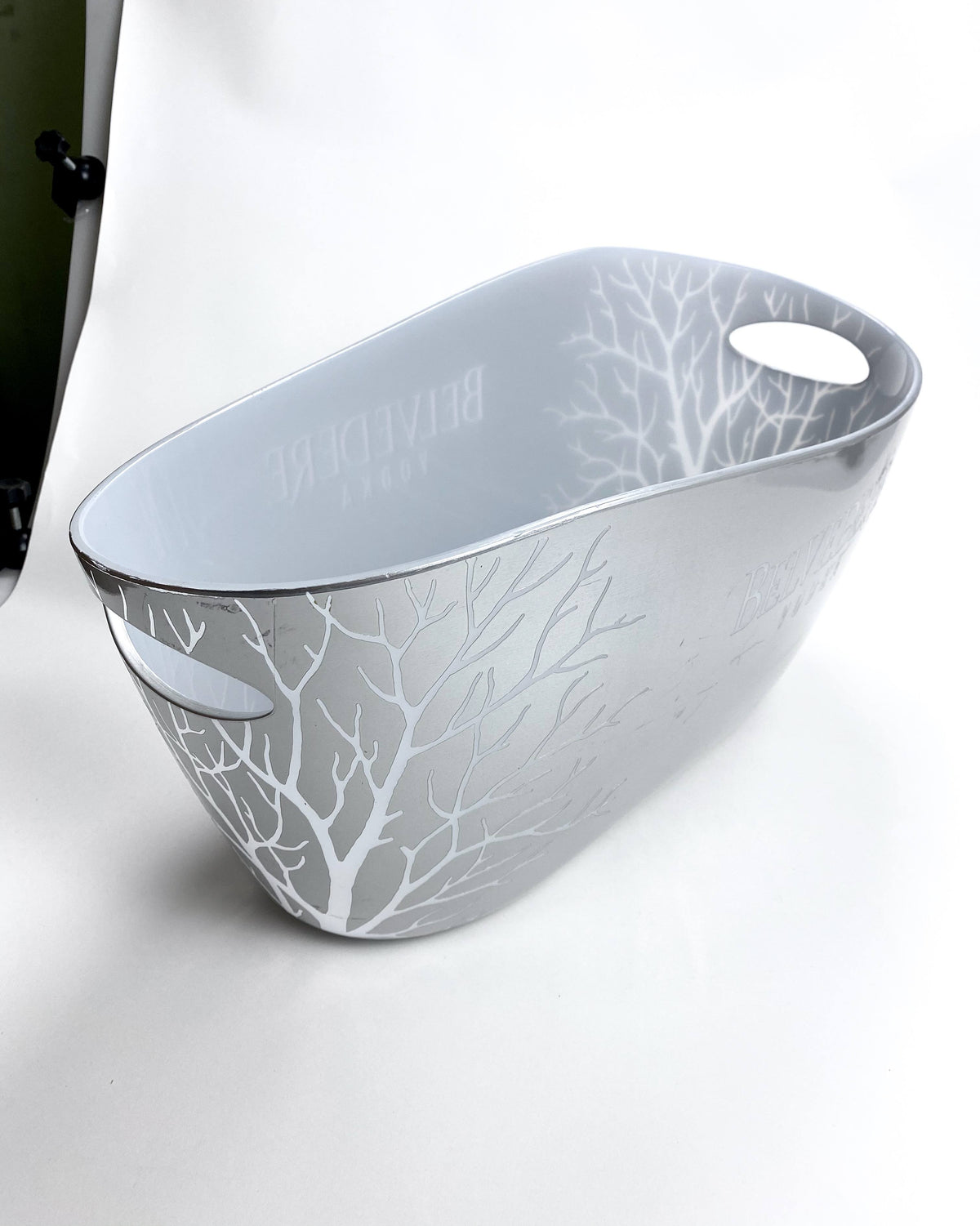 Belvedere Vodka Bottle Cooler Ice Cube Container Jeroboam Silver without LED – View 2