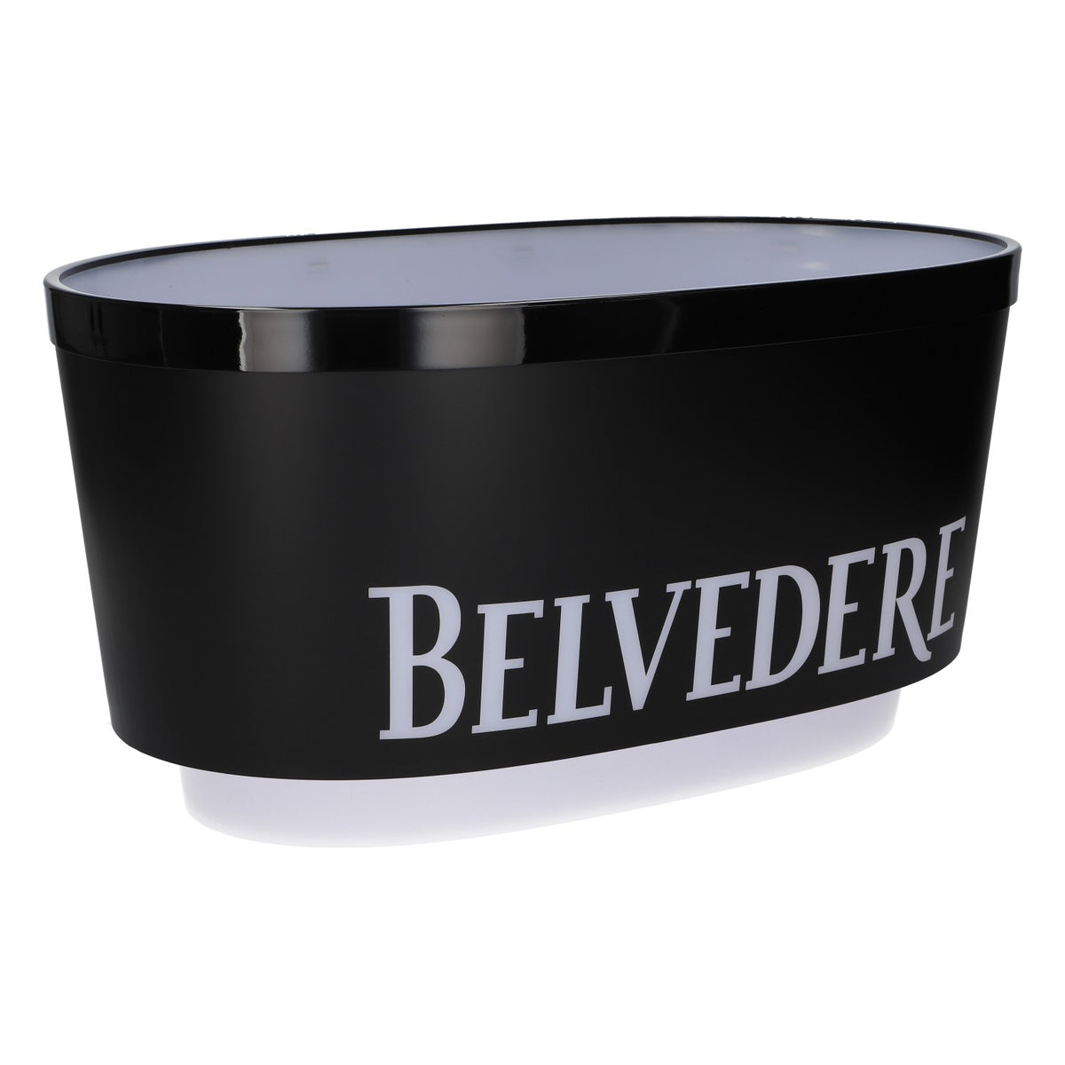 Belvedere Vodka Bottle Cooler XL Ice Cube Container, Black