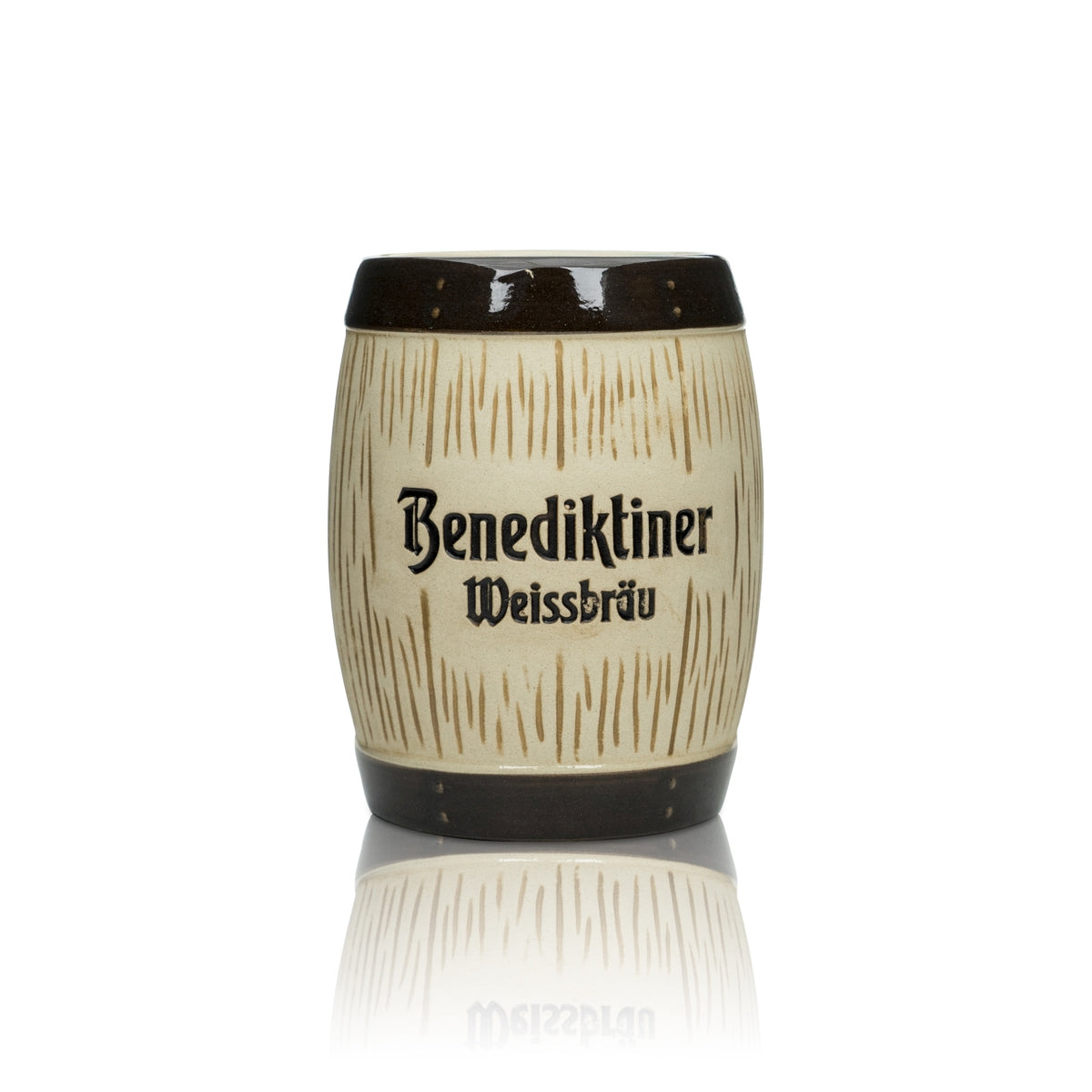 Benedictine beer cutlery basket ceramic holder barrel glass mug stand box bar