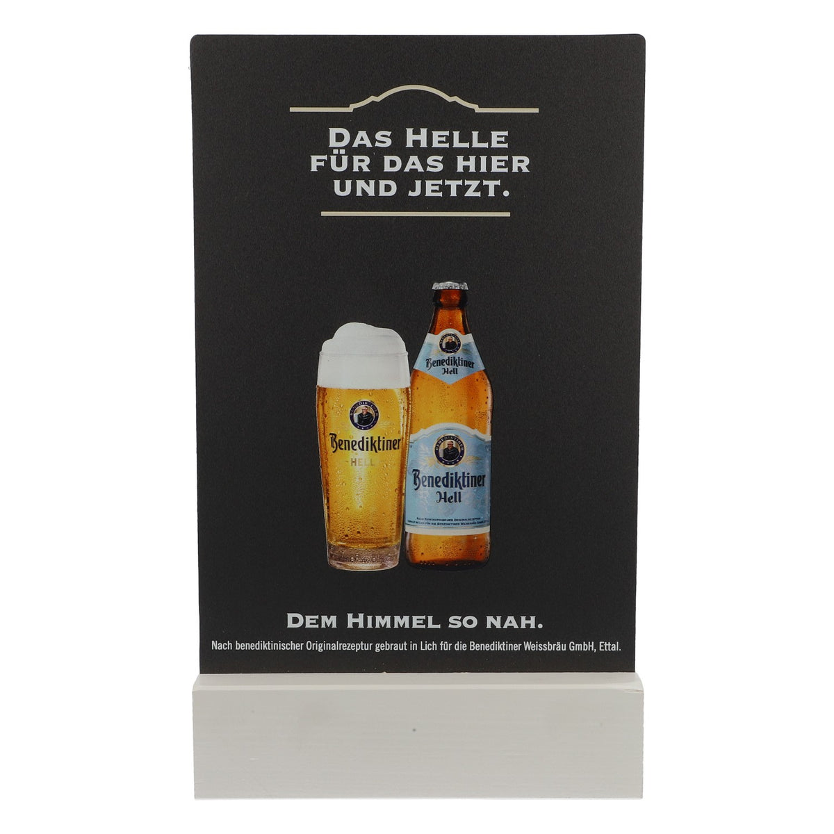 Benedictine beer chalkboard table display table sign menu display – View 3